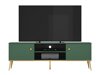 Mesa para TV Madison AF106 (Verde escuro + Dourado)