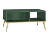 Set mobili soggiorno Madison AF111 (Verde scuro + D'oro)