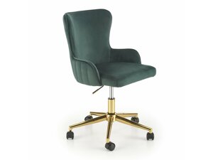 Καρέκλα γραφείου Houston 1408 (Πράσινο + Χρυσό)