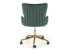 Cadeira de escritório Houston 1408 (Verde + Dourado)