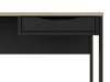 Darbo stalas Tustin 193 (Šviesi ruda + Matinė juoda)