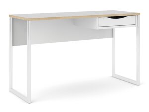 Darbo stalas Tustin 193 (Matinė balta + Šviesi ruda)