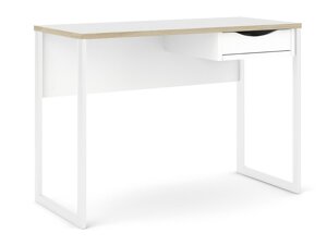 Рабочий стол Tustin 194 (Матовый белый + Светло-коричневый)