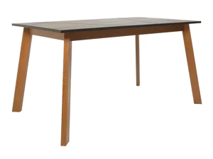 Asztal Boston CE125 (Matt fekete + Sötét delanói tölgy)