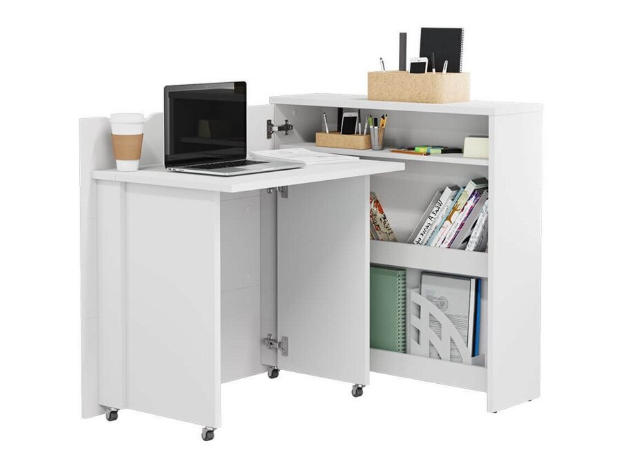 Mesa de escritório para cantos Concept Pro Lenart AH157 (Branco)