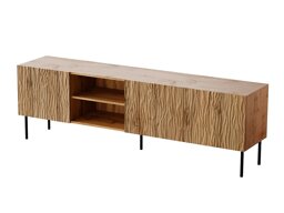 Mueble TV Charlotte K103 (Wotan roble + Negro)