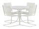 Conjunto de mesa y sillas Dallas 2207 (Blanco)