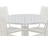 Σετ Τραπέζι και καρέκλες Dallas 2207 (Άσπρο)