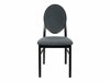 Καρέκλα Boston 442 (Σκούρο γκρι + Μαύρο)