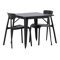 Conjunto de comedor Dallas 3896 (Negro)