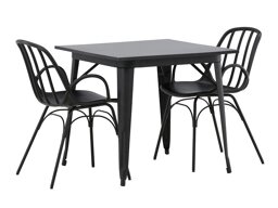 Conjunto de comedor Dallas 3897 (Negro)