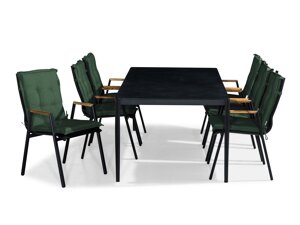 Conjunto de mesa e cadeiras Comfort Garden 1402 (Verde)