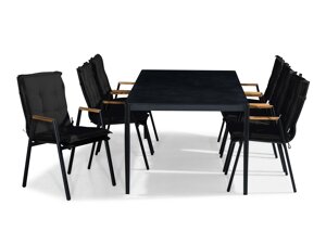 Tisch und Stühle Comfort Garden 1402 (Schwarz)