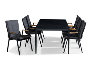 Stalo ir kėdžių komplektas Comfort Garden 1402 (Pilka)