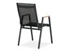 Conjunto de mesa y sillas Comfort Garden 1402 (Negro)