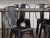 Маса и столове за трапезария Dallas 3909 (Черен)
