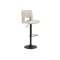 Silla de media barra Oakland 896 (Beige + Negro)