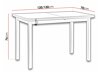 Table Victorville 117 (Blanc)