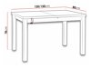 Asztal Victorville 120 (Fehér)