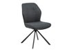 Καρέκλα Oakland 897 (Σκούρο γκρι + Μαύρο)