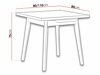 Asztal Victorville 183 (Fehér Fekete)