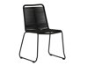 Conjunto de mesa y sillas Dallas 3925 (Negro)