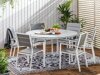 Kerti asztal Comfort Garden 1312 (Fehér + Szürke)