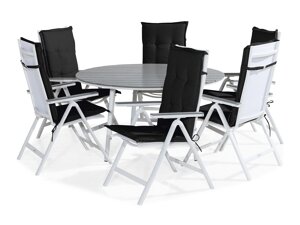 Laua ja toolide komplekt Comfort Garden 1416 (Must)