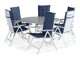 Conjunto de mesa y sillas Comfort Garden 1416 (Azul)