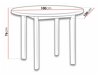 Table Victorville 179 (Blanc)
