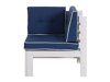Vrtni fotelj Riverton 760 (Modra + Bela)