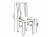 Καρέκλα Victorville 157 (Καρυδί)