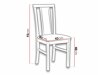 Καρέκλα Victorville 157 (Καρυδί)