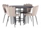 Conjunto de comedor Dallas 3973 (Negro)