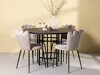 Conjunto de comedor Dallas 3973 (Negro)