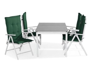 Σετ Τραπέζι και καρέκλες Comfort Garden 1481 (Πράσινο)