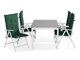 Conjunto de mesa y sillas Comfort Garden 1481 (Verde)