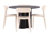 Conjunto de comedor Dallas 3987 (Negro)