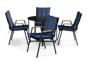 Conjunto de mesa e cadeiras Comfort Garden 1585 (Azul)