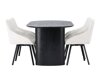 Маса и столове за трапезария Dallas 3991 (Черен)