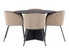 Маса и столове за трапезария Dallas 4006 (Beige + Черен)