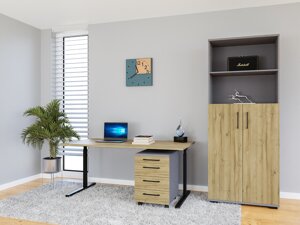 Комплект офисной мебели Sacramento AE114 (Графит + Внук дуб)