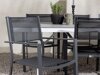 Asztal és szék garnitúra Dallas 4037 (Szürke + Fehér)