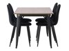 Маса и столове за трапезария Dallas 4046 (Черен)