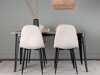 Маса и столове за трапезария Dallas 4046 (Beige + Черен)