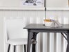 Маса и столове за трапезария Dallas 4049 (Бял + Черен)