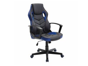 Καρέκλα gaming Mesa 431 (Μαύρο + Μπλε)
