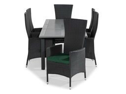 Conjunto de mesa e cadeiras Comfort Garden 1524 (Verde)