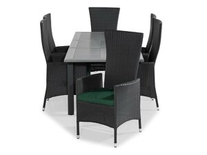 Conjunto de mesa y sillas Comfort Garden 1524 (Verde)