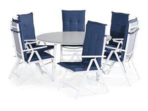 Conjunto de mesa e cadeiras Comfort Garden 1605 (Azul)